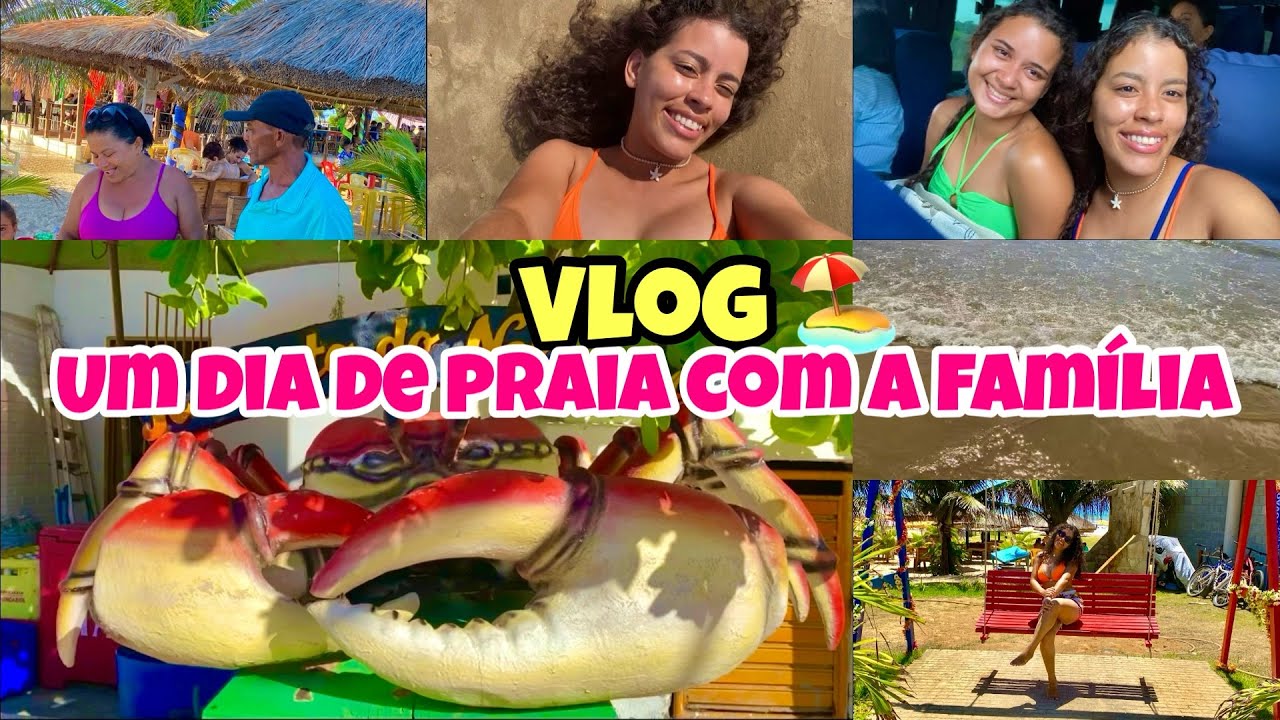Praia de Aracaju😍um dia de praia comigo vlog🌊🏖️😍#praia #familia #passeio #vlog 