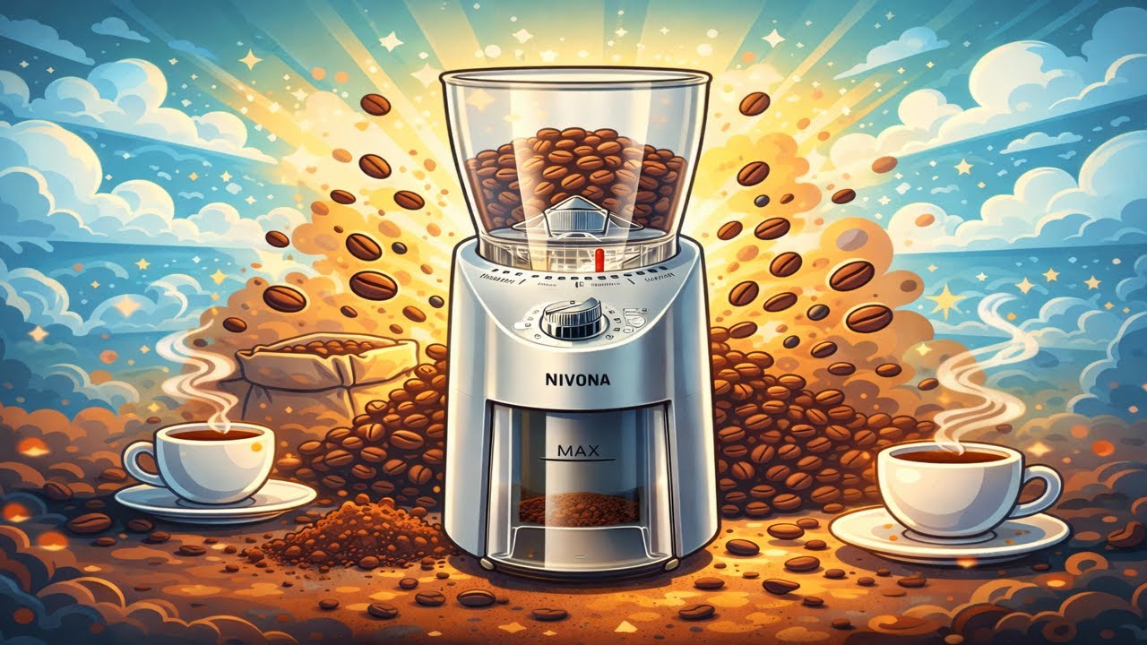 Кофемолка NIVONA 130 Бюджетный вариант.Жернова.Обзор в деле...