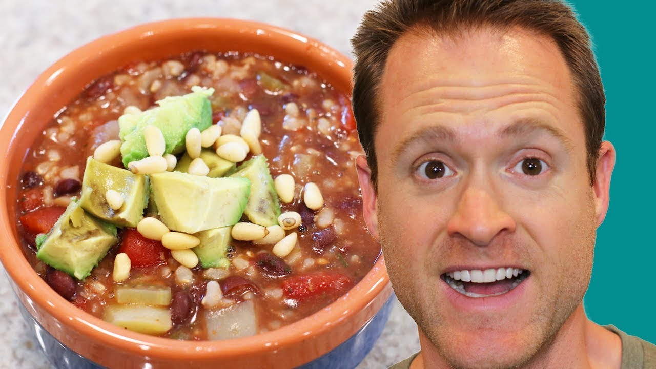Healthy Vegan Recipes - Rice & Bean Stew - Oil Free - SOS Free