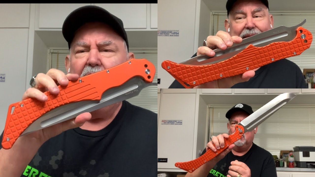 Midgards Fenris !   The biggest production folding knife in the world ? Or close to it !!