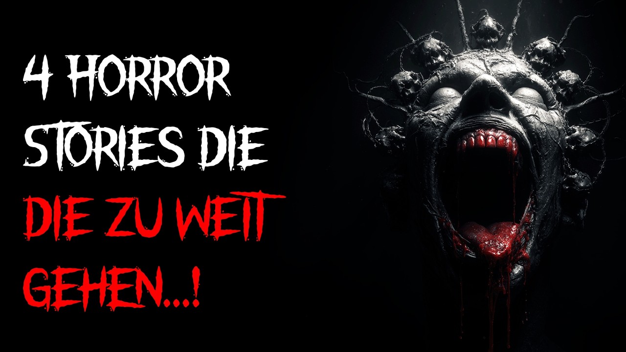 4 Geschichten, die nachts beginnen und im Wahnsinn enden! | Creepypasta Deutsch