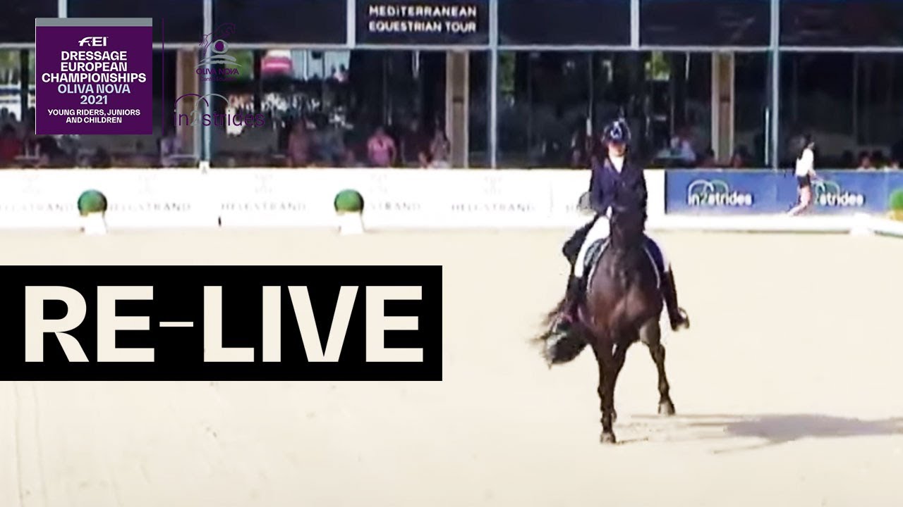 RE-LIVE | Dressage Individual Test Part 2 - Young Riders | FEI Dressage European Championship 2021