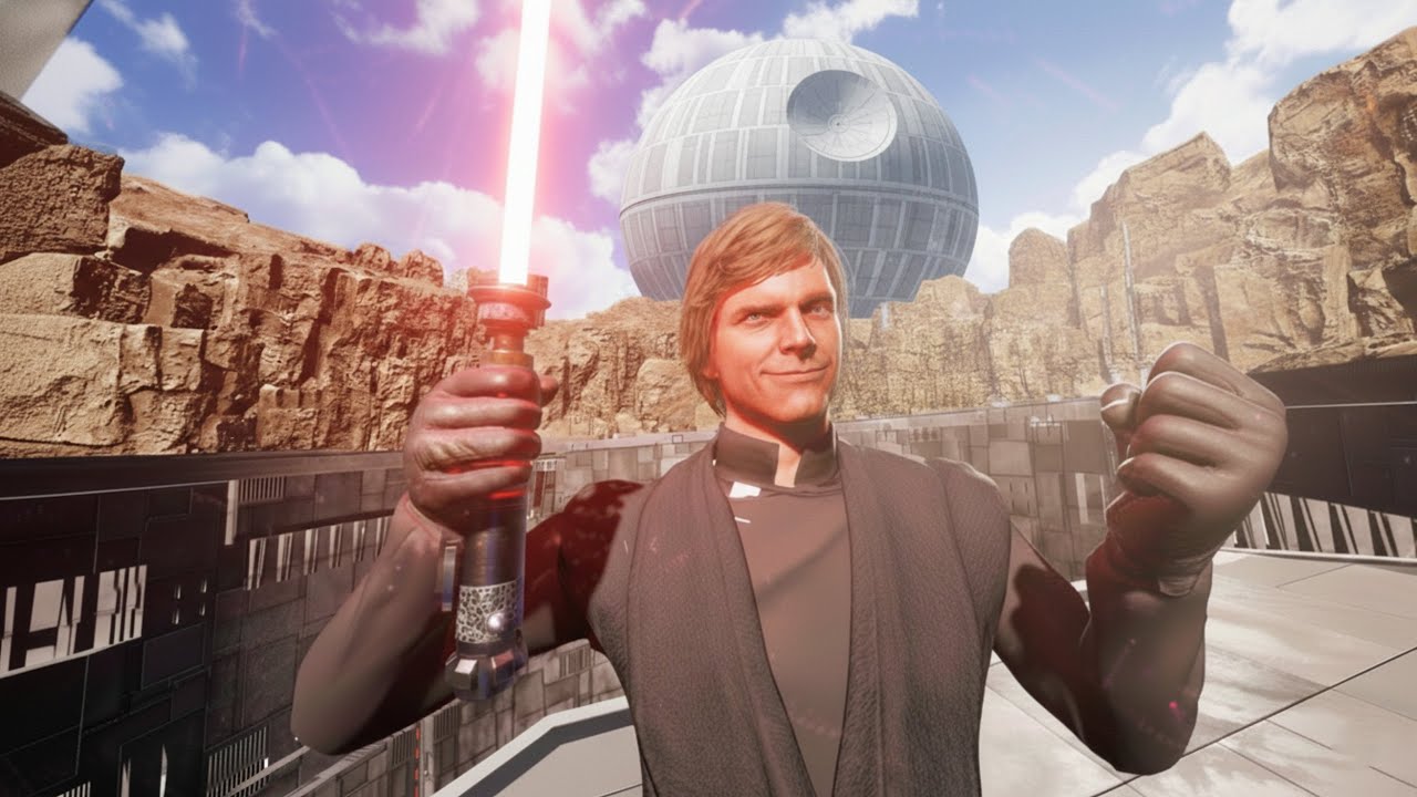 Becoming Evil Luke Skywalker in Blade and Sorcery VR