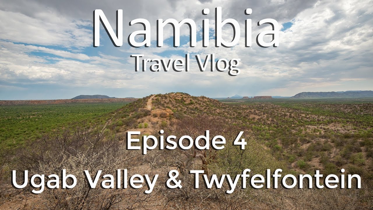 Namibia Travel Vlog: Ep 4: Ugab Valley & Twyfelfontein UNESCO World Heritage site