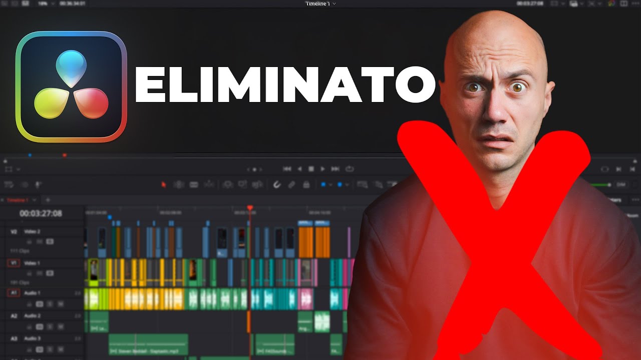 l’AI di Davinci 20 elimina i video editor?