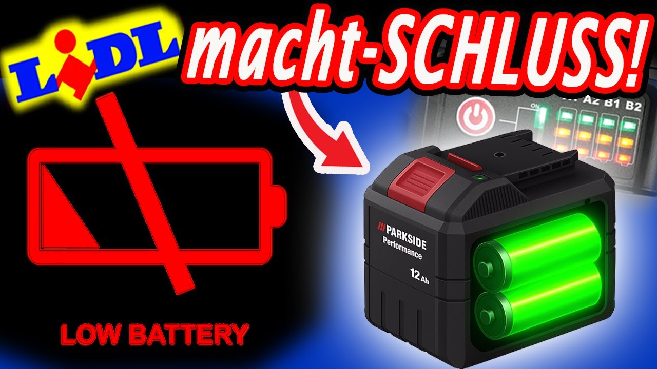 LIDL löst das Akku Problem 🔋 Nie mehr leer +160% Power 