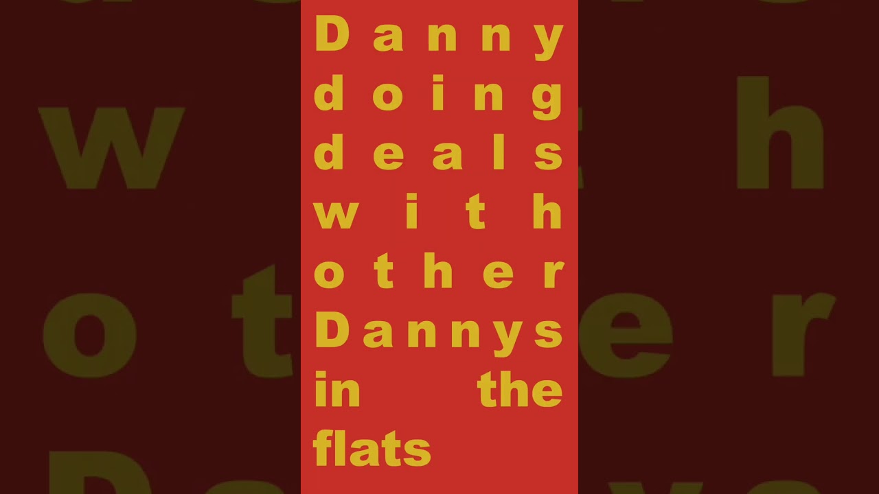 Jim Bob - Danny From Nowhere (Lyric Video)