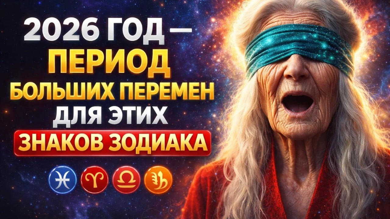 Ванга предсказала: 2026 год — период больших перемен для этих знаков зодиака.