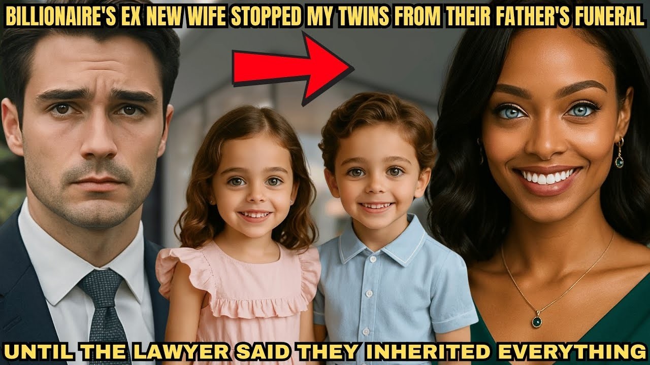 Billionaire's Ex New Wife Stopped My Twins From Their Father's Funeral Until The Lawyer Said They