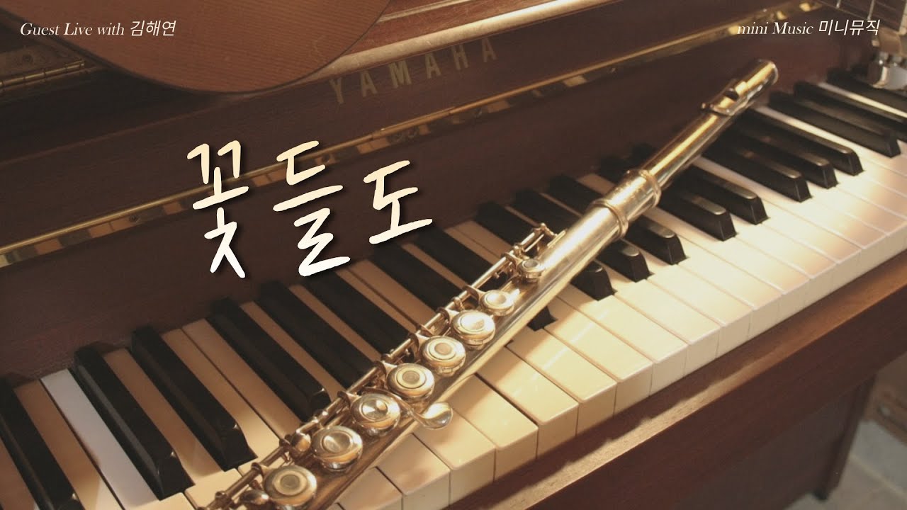 [1시간] 꽃들도 | 플루트 & 피아노 찬양 (김해연 X 미니뮤직) | Flute & Piano Worship