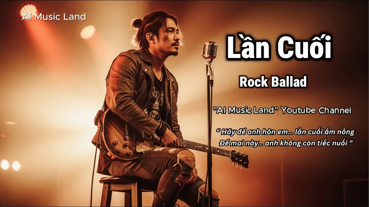 Lần Cuối - Được Hôn Em Ấm Nồng | Rock Ballad Buồn Tan Vỡ | Lyric Video