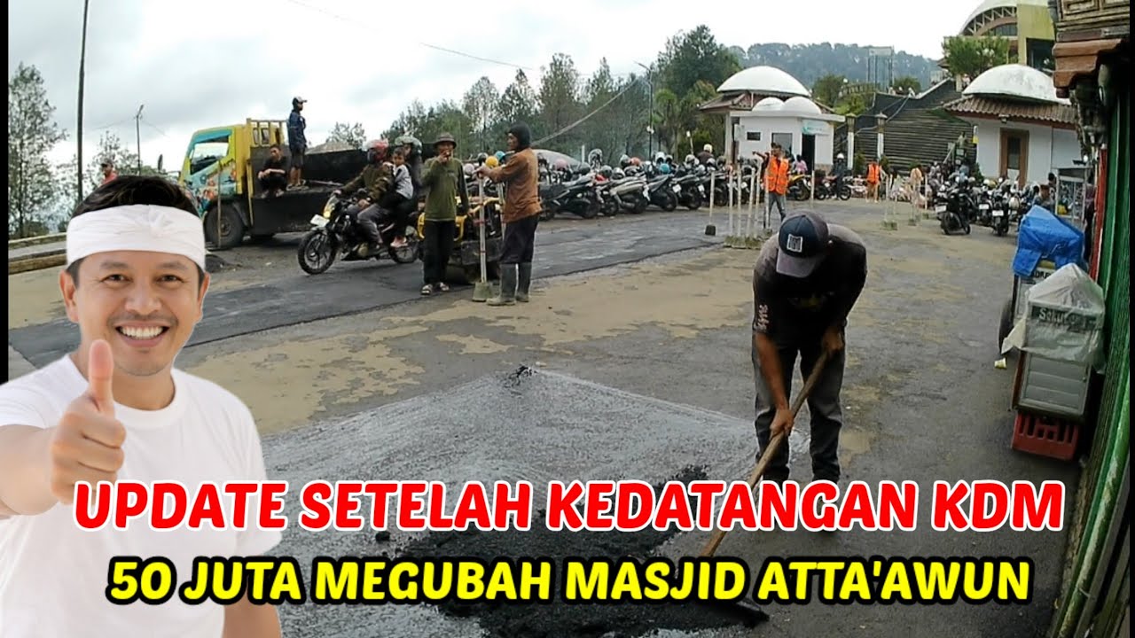 Update Setelah Kedatangan KDM | 50 Juta Mengubah Masjid Attaawun #kdm 
