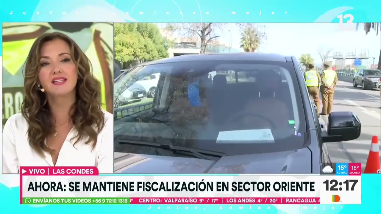 Encuentran a motorista que escapó de fiscalización en Las Condes | Tu Día | Canal 13