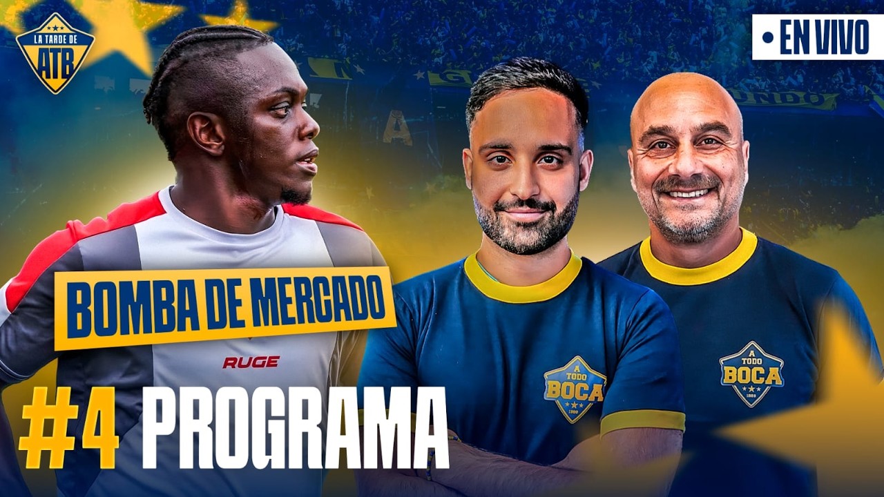 🔥 ¡BOMBA EN EL MERCADO! - ¿LLEGA CETRÉ A BOCA? - SE VIENE VÉLEZ EN LINIERS // LA TARDE DE ATB #4