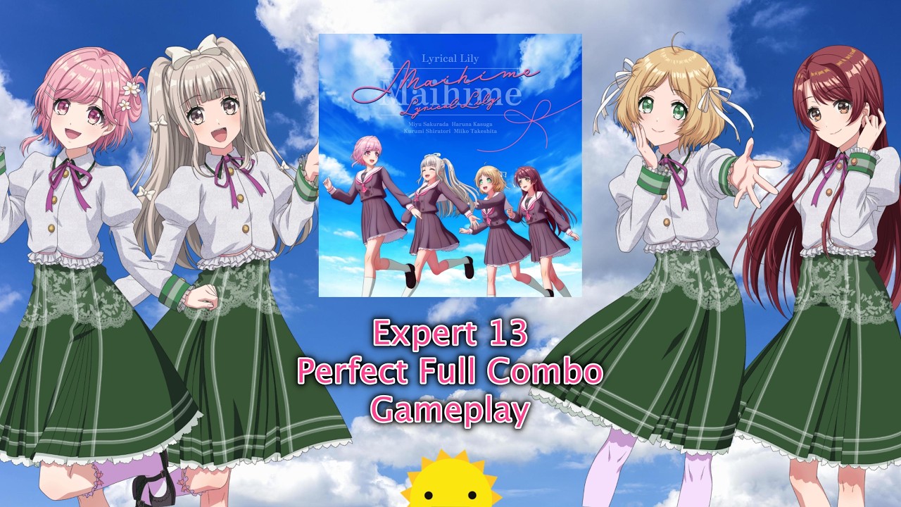 Maihime (Expert 13 - Perfect FC Gameplay) | D4DJ Groovy Mix Gameplay 