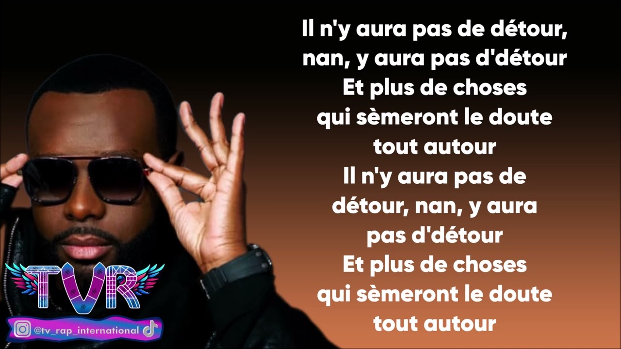 GIMS - Sans d&eacute;tour (Paroles/Lyrics)