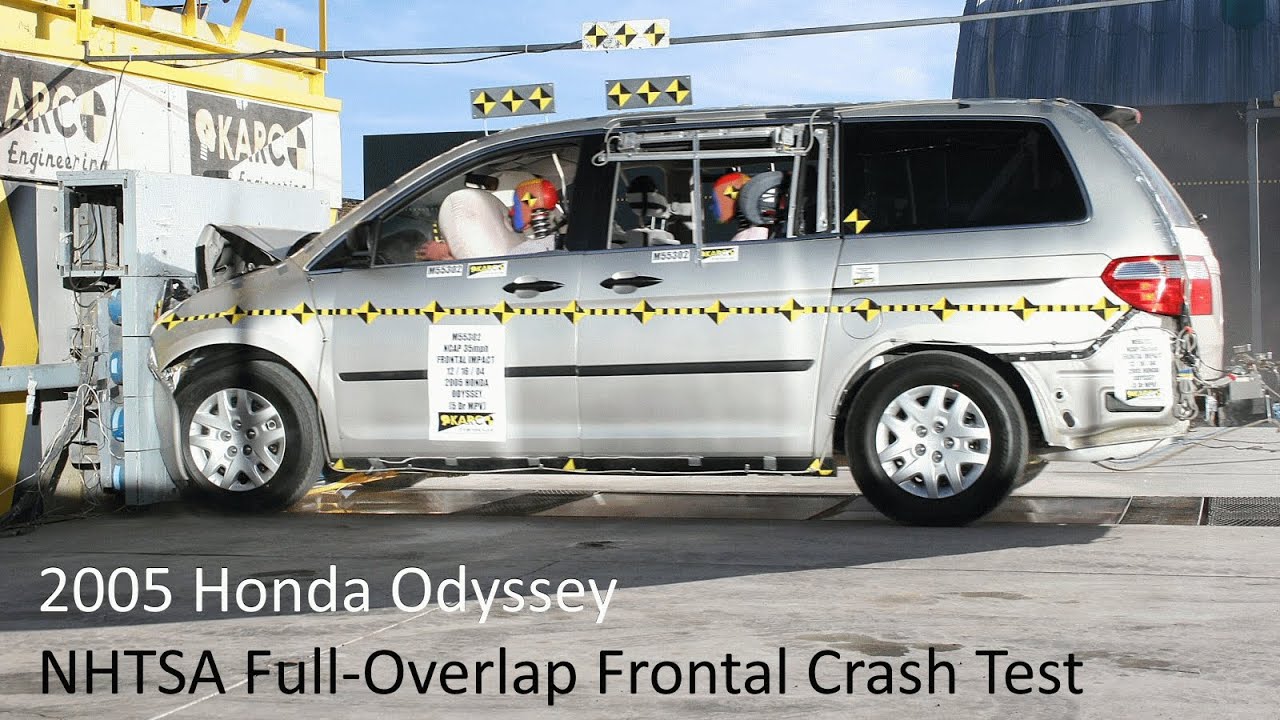 2005-2010 Honda Odyssey NHTSA Full-Overlap Frontal Crash Test
