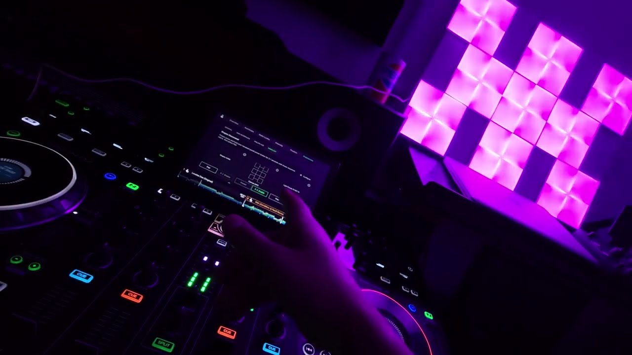 Denon DJ Prime 4 controlling Nanoleaf Canvas