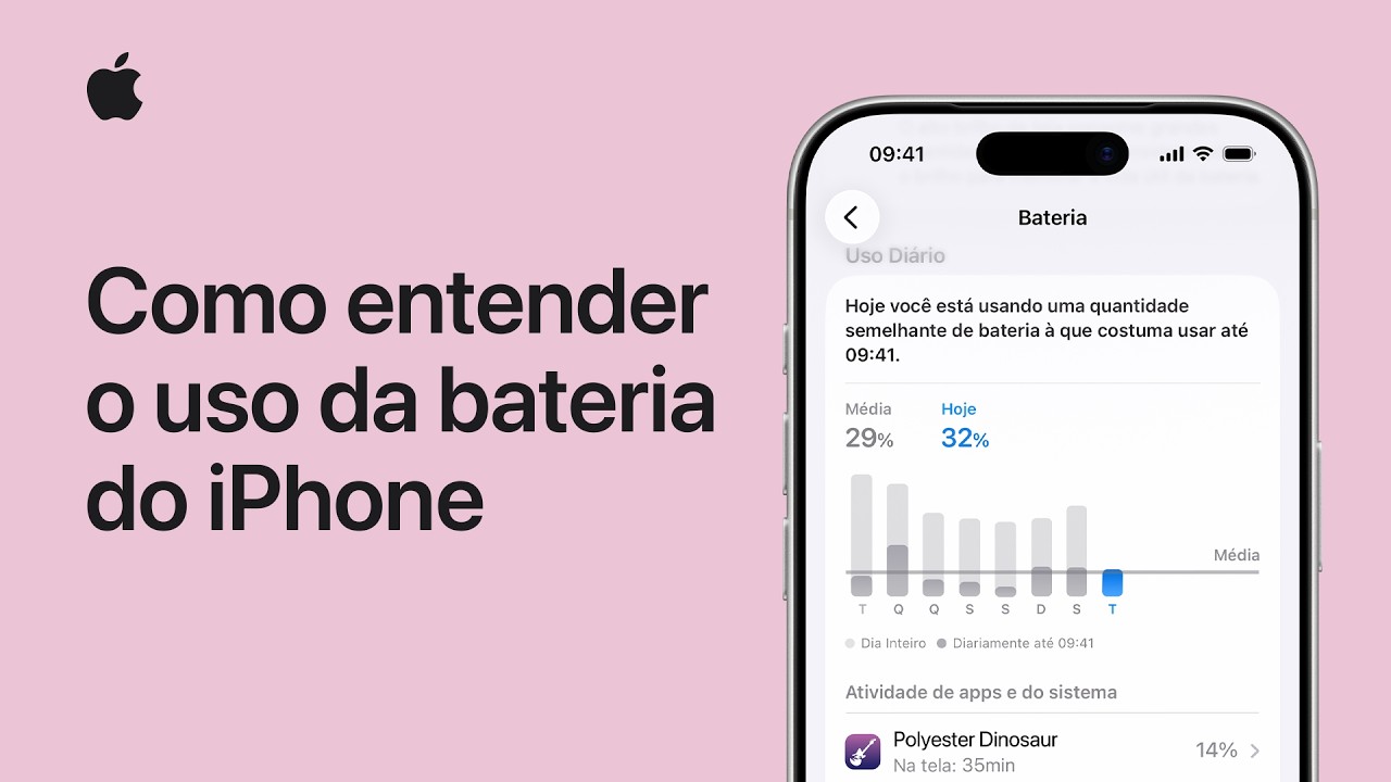 Como entender o uso da bateria do iPhone | Suporte da Apple