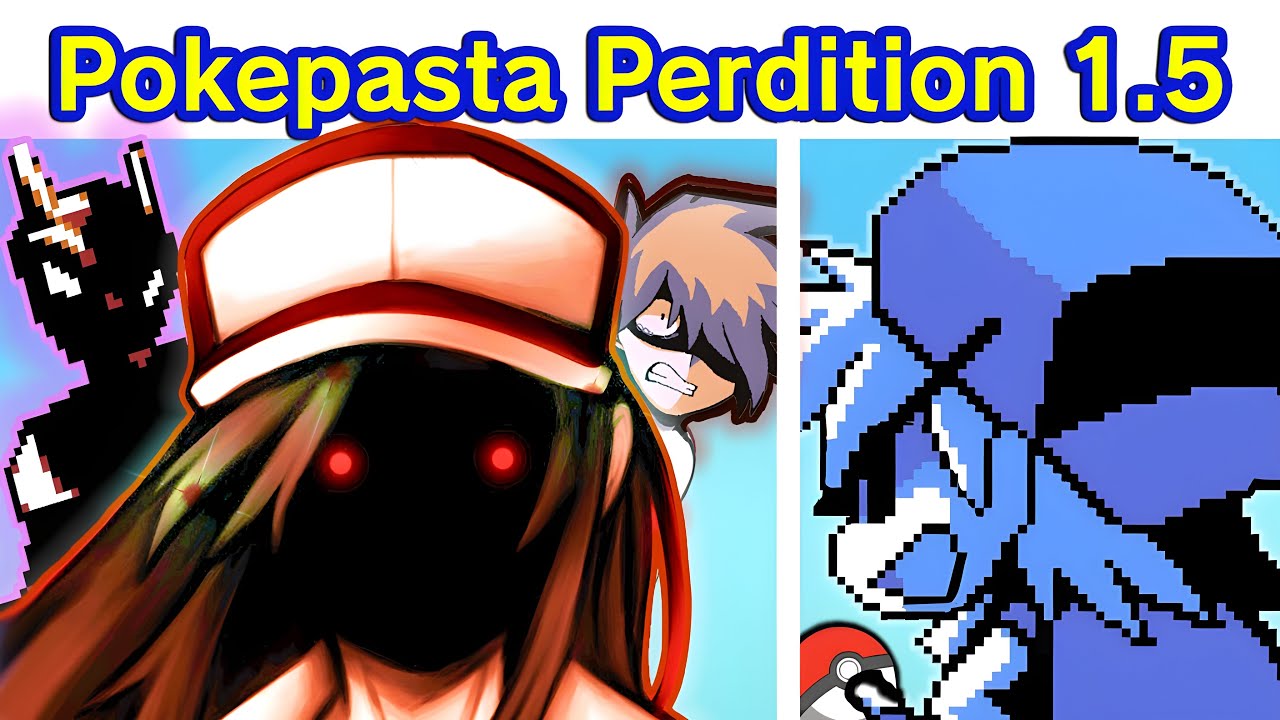 Pokepasta Perdition NEW Update | Strangled Red, Mewtwo Pokemon (FNF Mod)