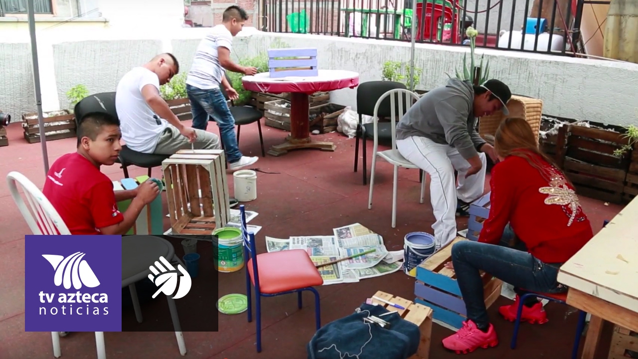 Rehabilitan a menores infractores con trabajo