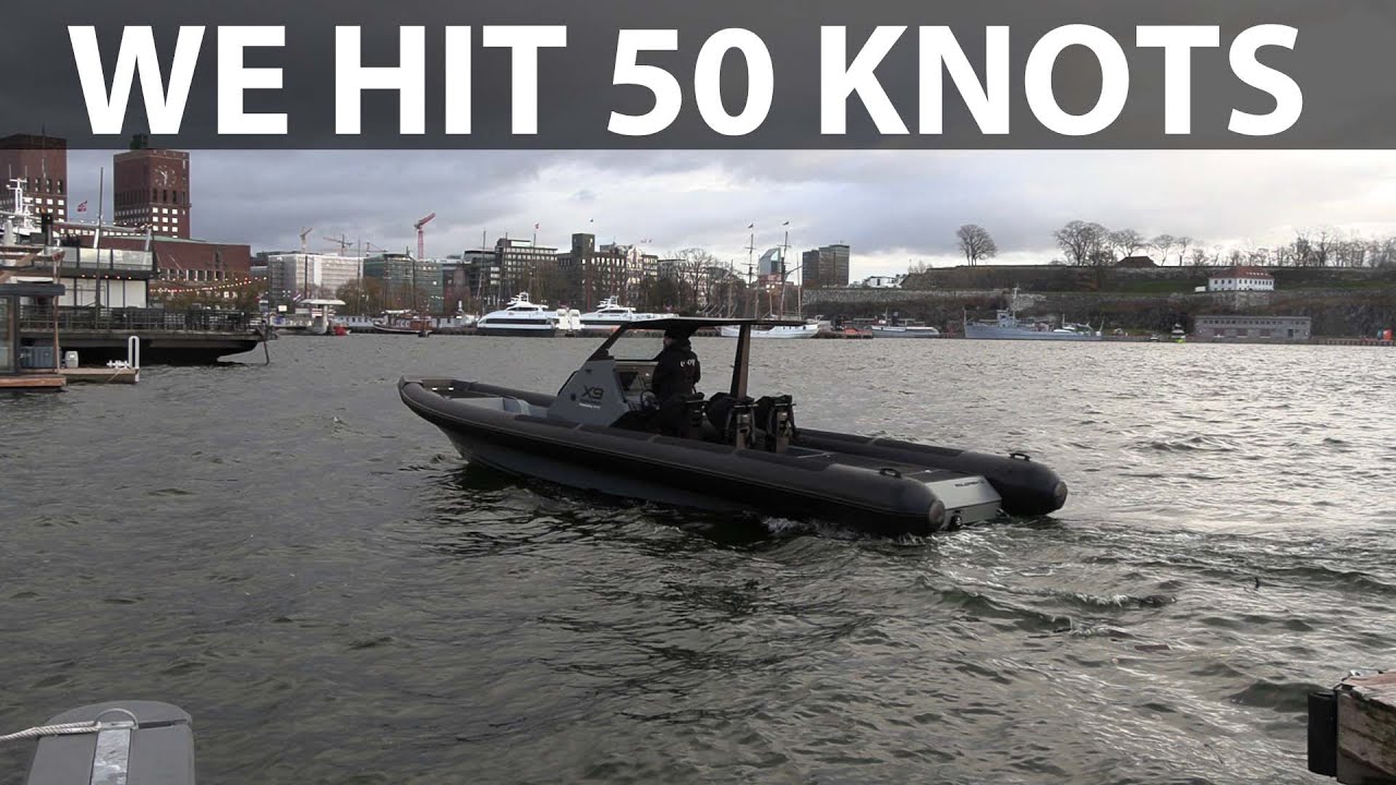 Evoy Goldfish X9 electric rib with 800 hp and 120 kWh