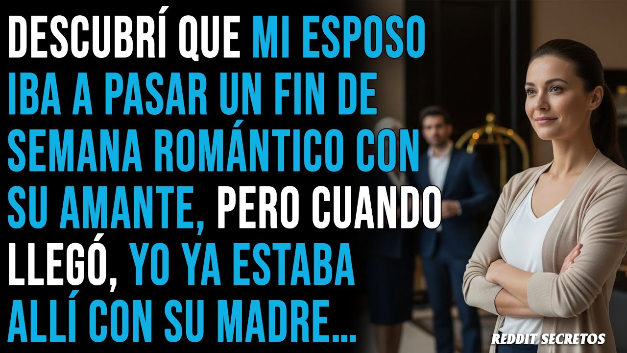 Descubrí que mi esposo iba a pasar un fin de semana romántico con su amante, pero cuando llegó...