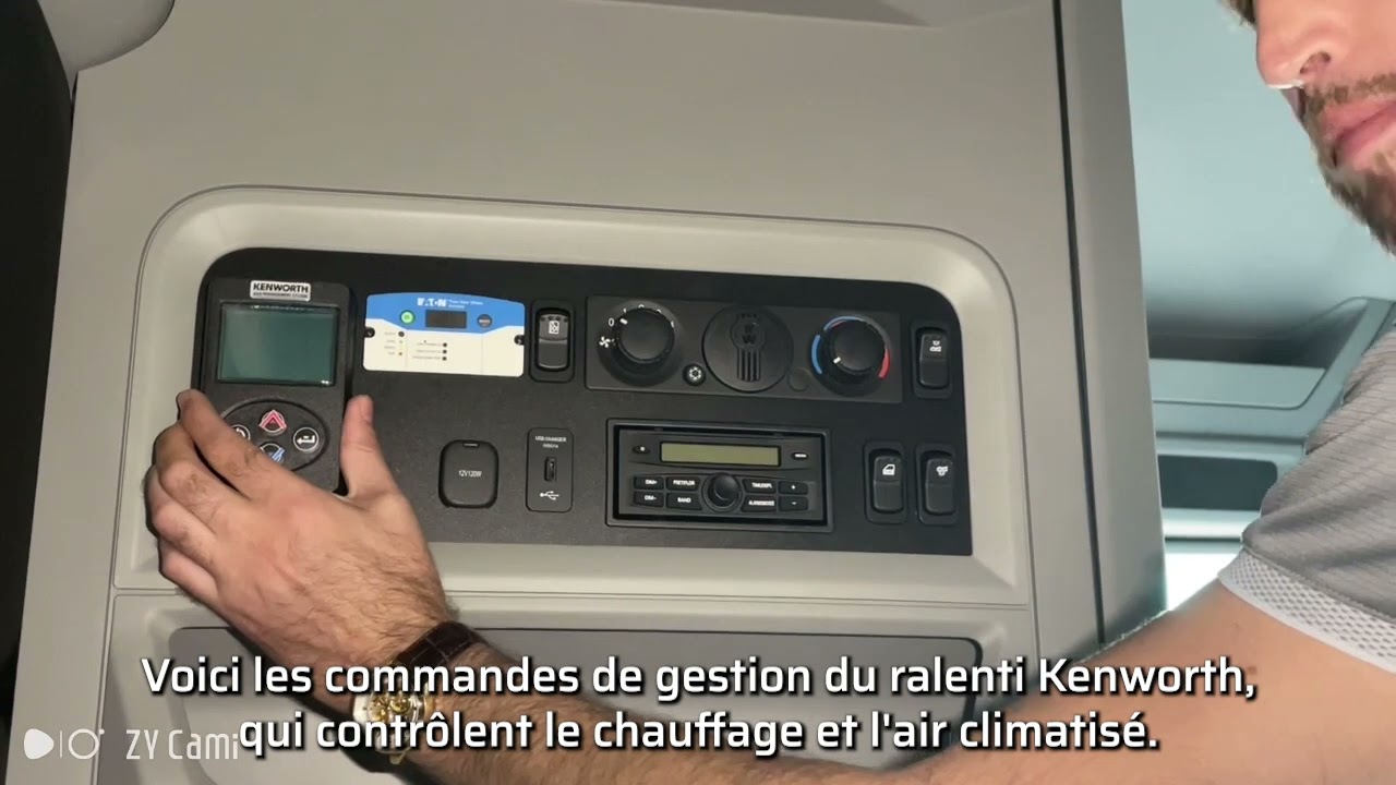 Kenworth Sleeper Controls - Contrôles dans la couchette