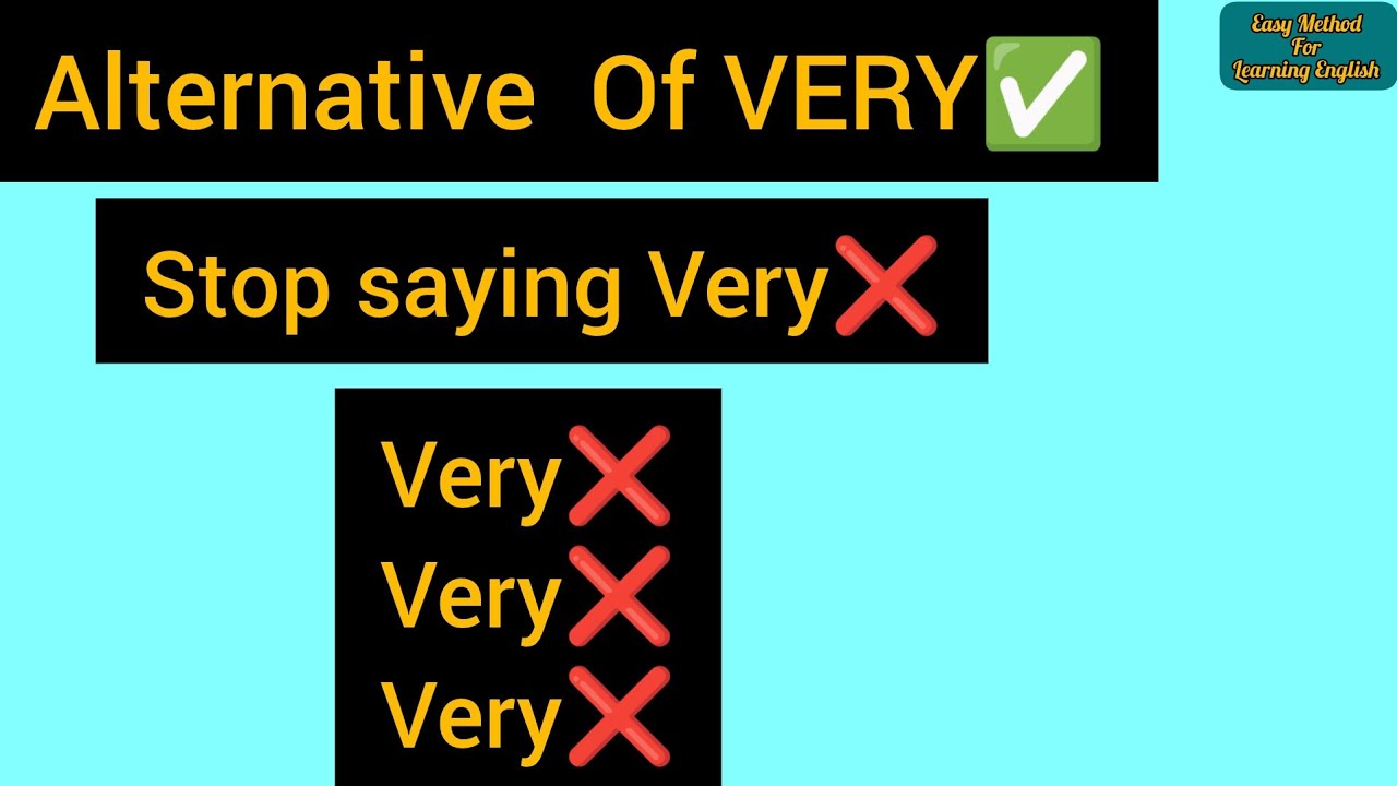 Alternatives of 'VERY' ✅ ||  Stop saying 'VERY' ❌#english #viral #vocabulary