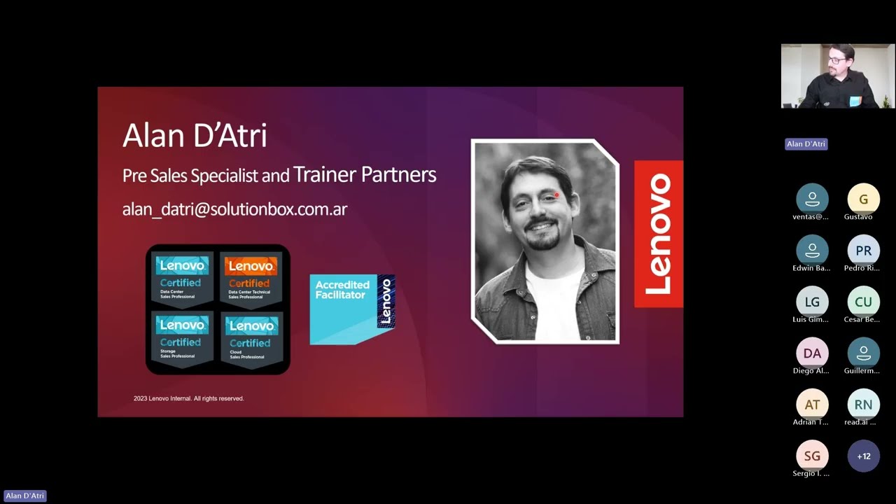 Webinar Lenovo Storage: Soluciones para centros de datos de Lenovo by Solution Box
