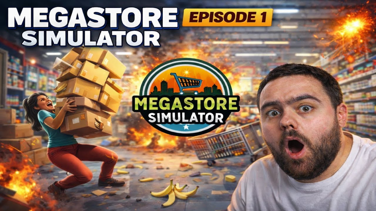 It’s FINALLY Out! Megastore Madness Begins 🛒 | Megastore Simulator EP: 1