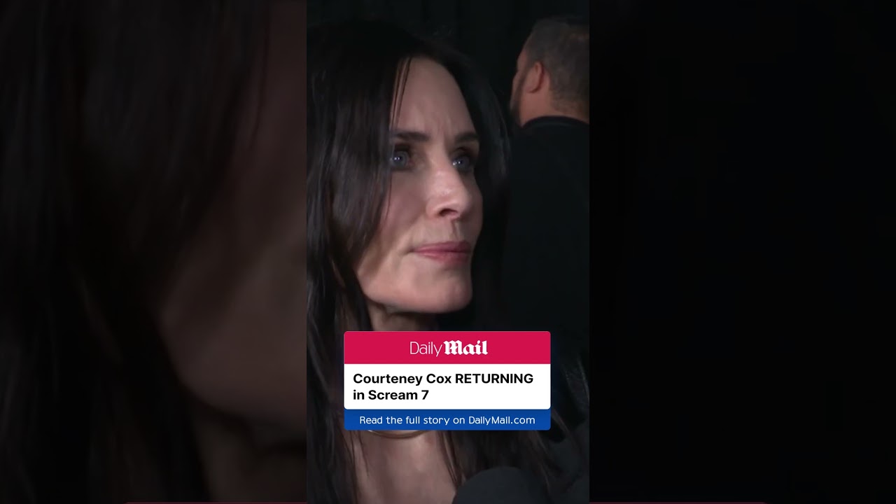 Scream Queen Courteney Cox has OFFICIALLY signed on for Scream 7 👻 It was expected but unconfirmed