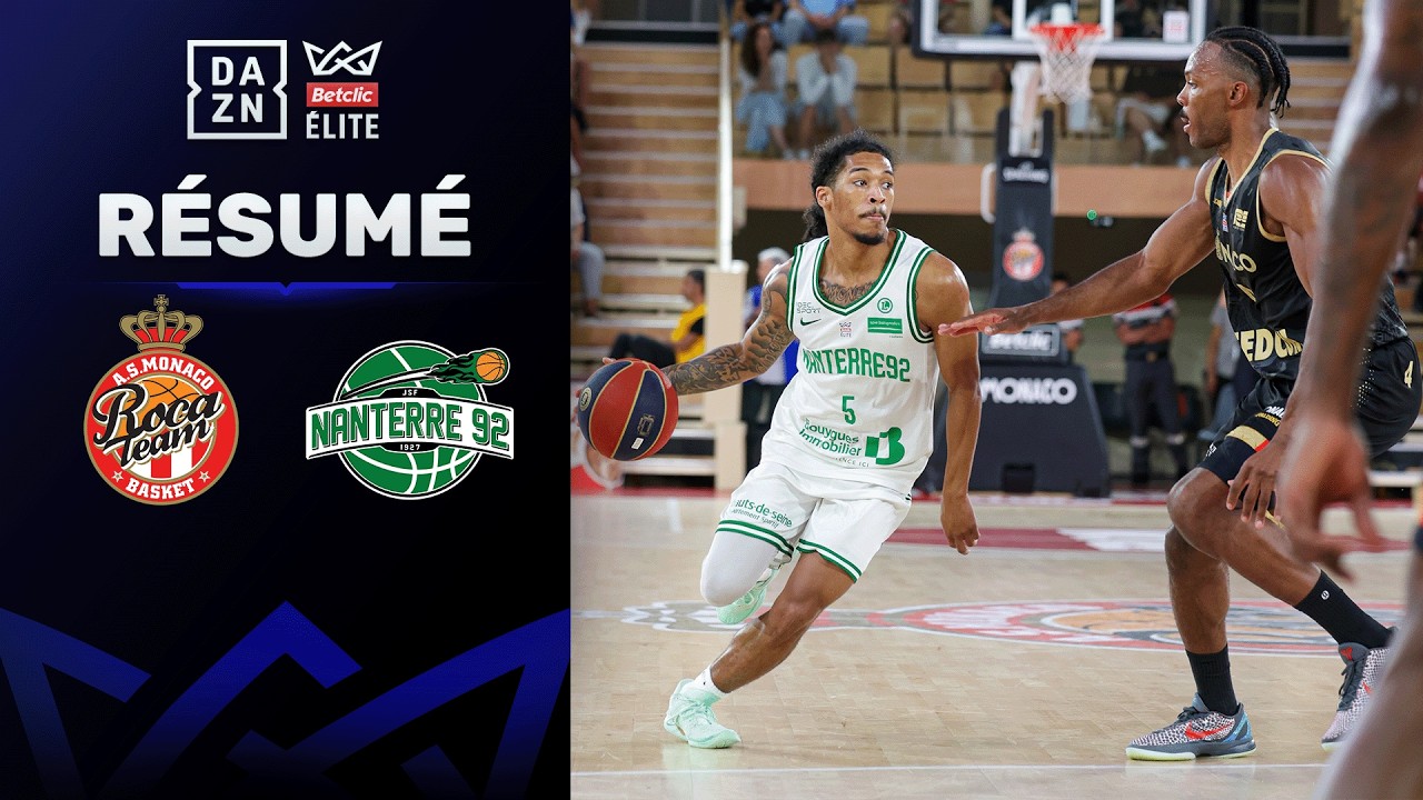 Monaco - Nanterre | DF1 Betclic ELITE 2025 - 2026 | DAZN Highlights