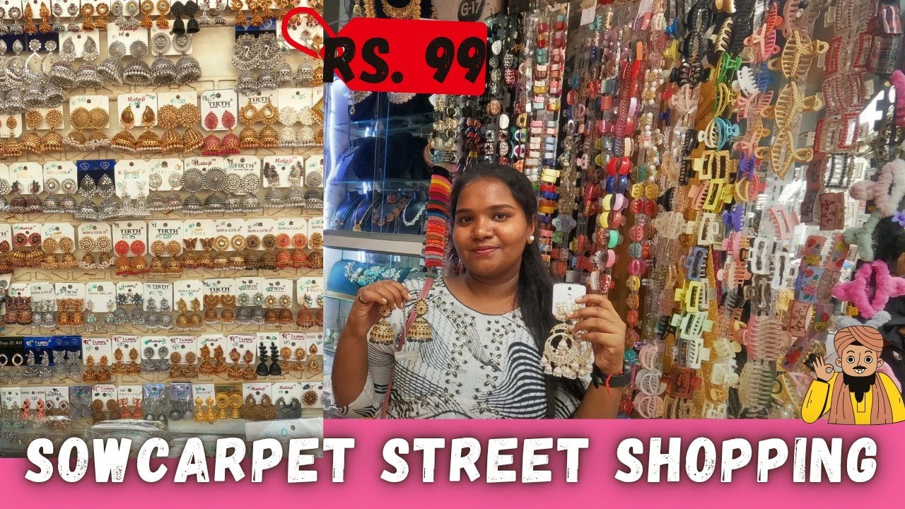 Sowcarpet Street Shopping  | Sarees and Accessories Unbelievable Price 😍  | Mint street ❤️