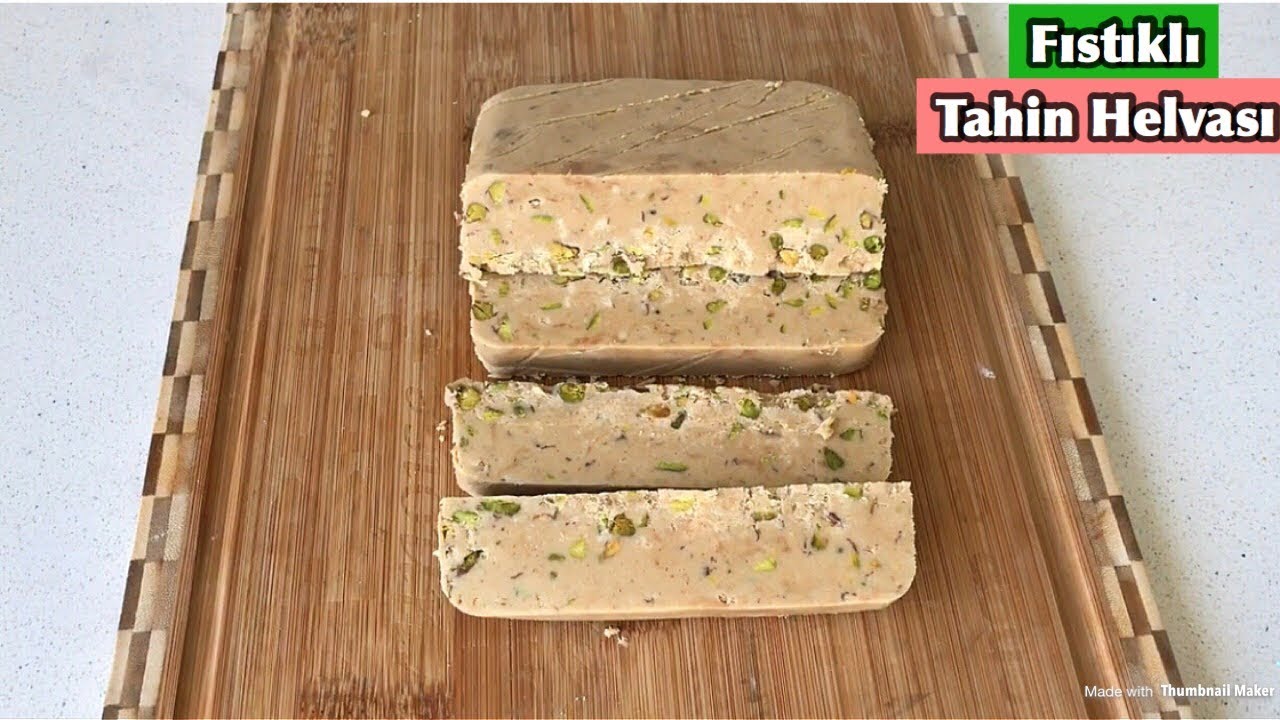 EVDE TAHİN HELVASI YAPIMI | Tahini halva recipe