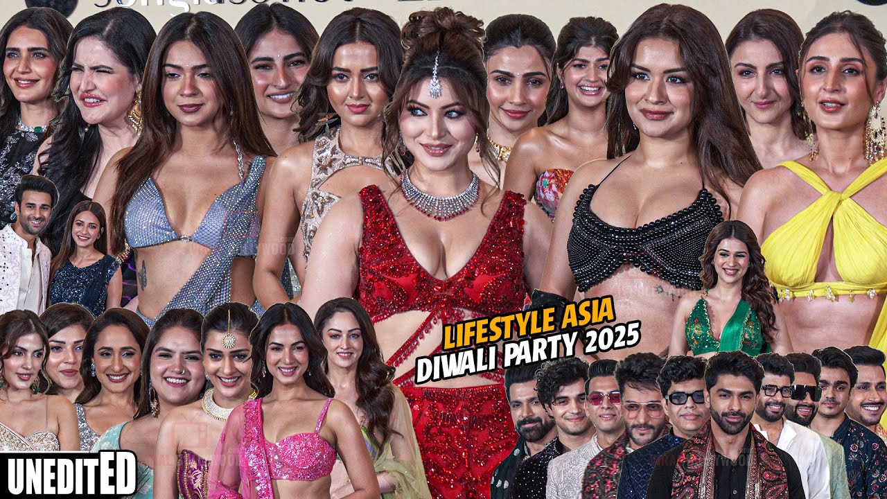 UNCUT - Lifestyle Asia Diwali Party 2025 | Avneet Kaur, Tejasswi Prakash, Palak Tiwari, Urvashi