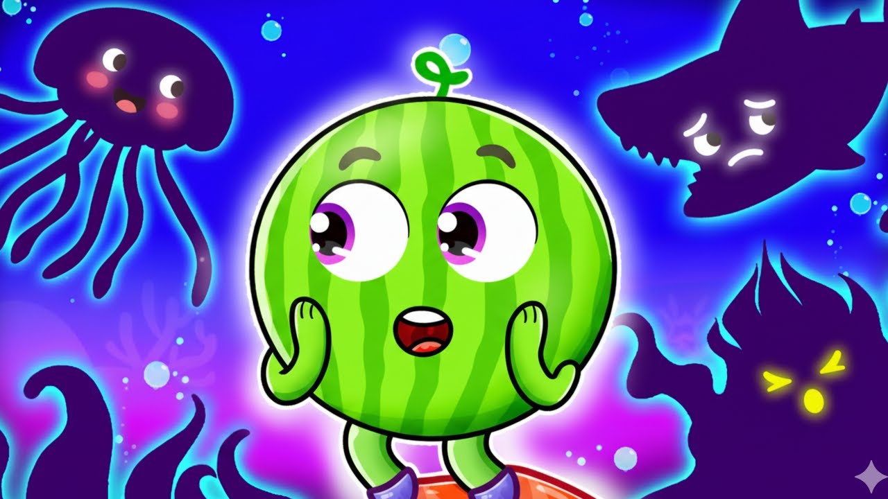 Spooky Sea Monster 😰🐬 | Who Is Under The Dark Sea | YUM YUM - Funny Kids Songs