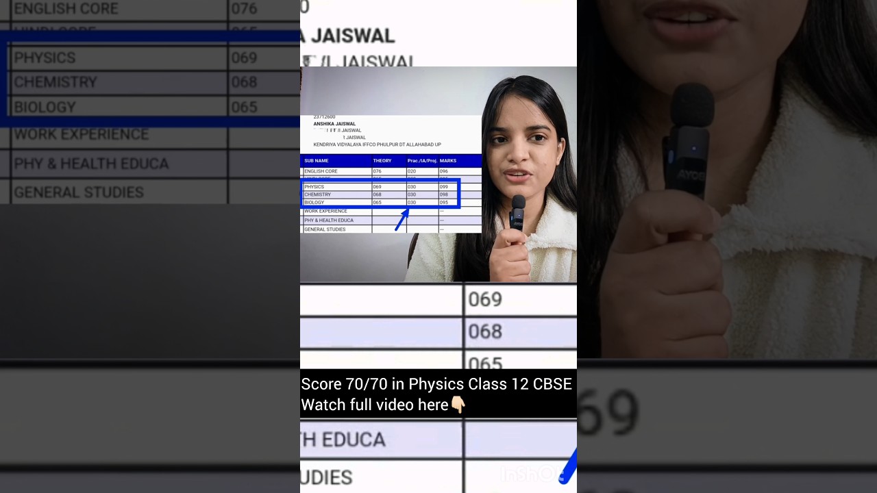 Score 70/70 in Physics🔥CBSE CLASS 12 PHYSICS BEST STRATEGY with NOTES  #CBSE #boards