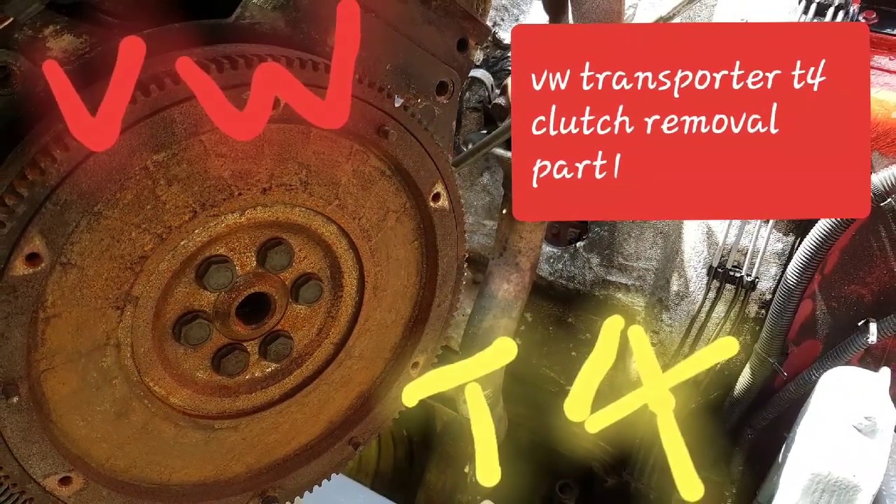 VW T4 CLUTCH REPLACEMENT/GEAR BOX REMOVAL.  💥♥️part 1