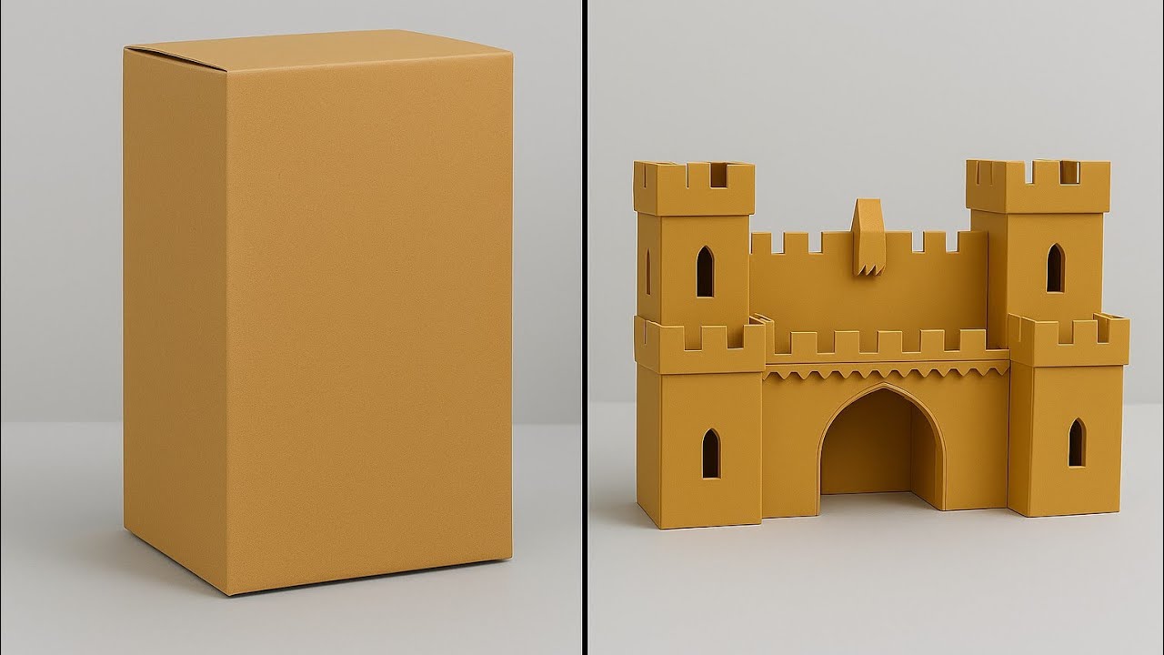 From Box to Castle – Amazing DIY Cardboard Castle Idea! 