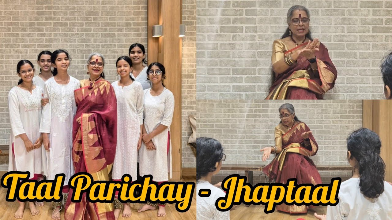Jhaptaal - Introduction &  Times Multiples AARAMBHA KATHAK LECTURE SERIES #kathak #classicaldance