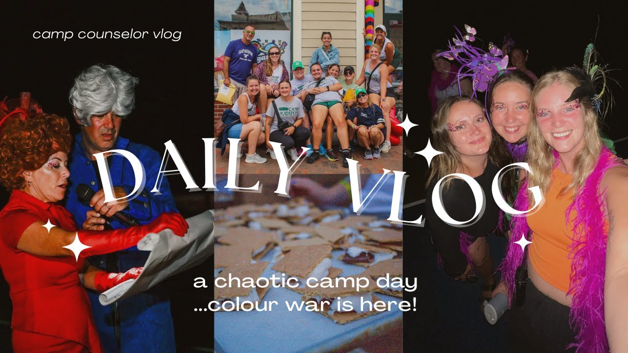 Camp Counselor Vlog | A busy day at camp...