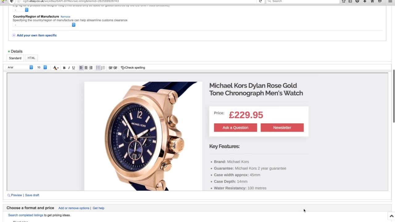 Responsive eBay Listing Template/Store - Improve Your Sales - Build Your Own