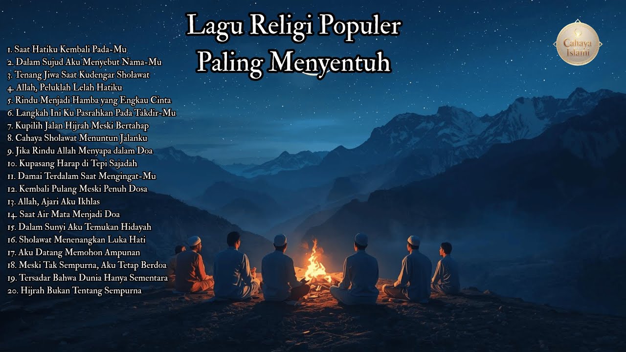 #laguislami Terbaru 2026 ☪️  Lagu Religi Islami ☪️ Penyejuk Jiwa Saat Malam Sunyi dan Hening