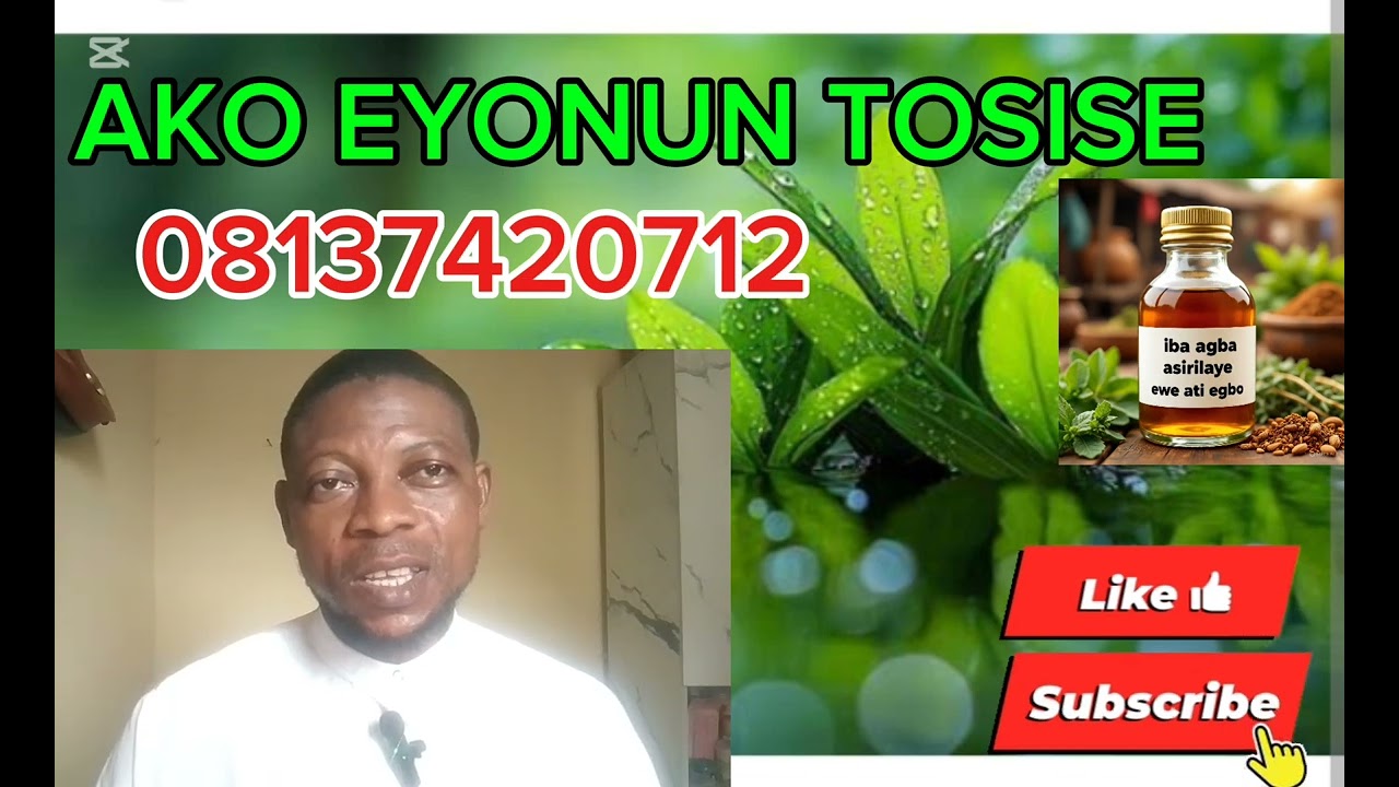 AKO EYONUN TOSISE DADA TESTED CONFIRM MANY TIMES 