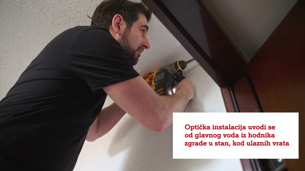 Instalacija optičkog interneta