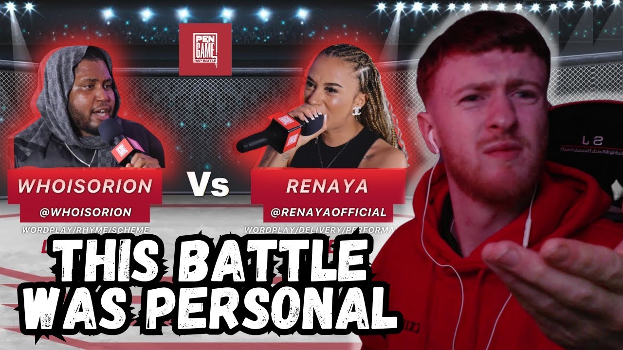 ON BEAT RAP BATTLE GETS PERSONAL!!! WHOISORION Vs RENAYA | PenGame Rap Battle 2023