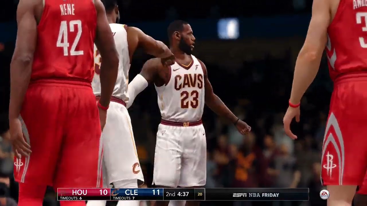 NBA LIVE 18 King James Defense To Offense 🔥 And One