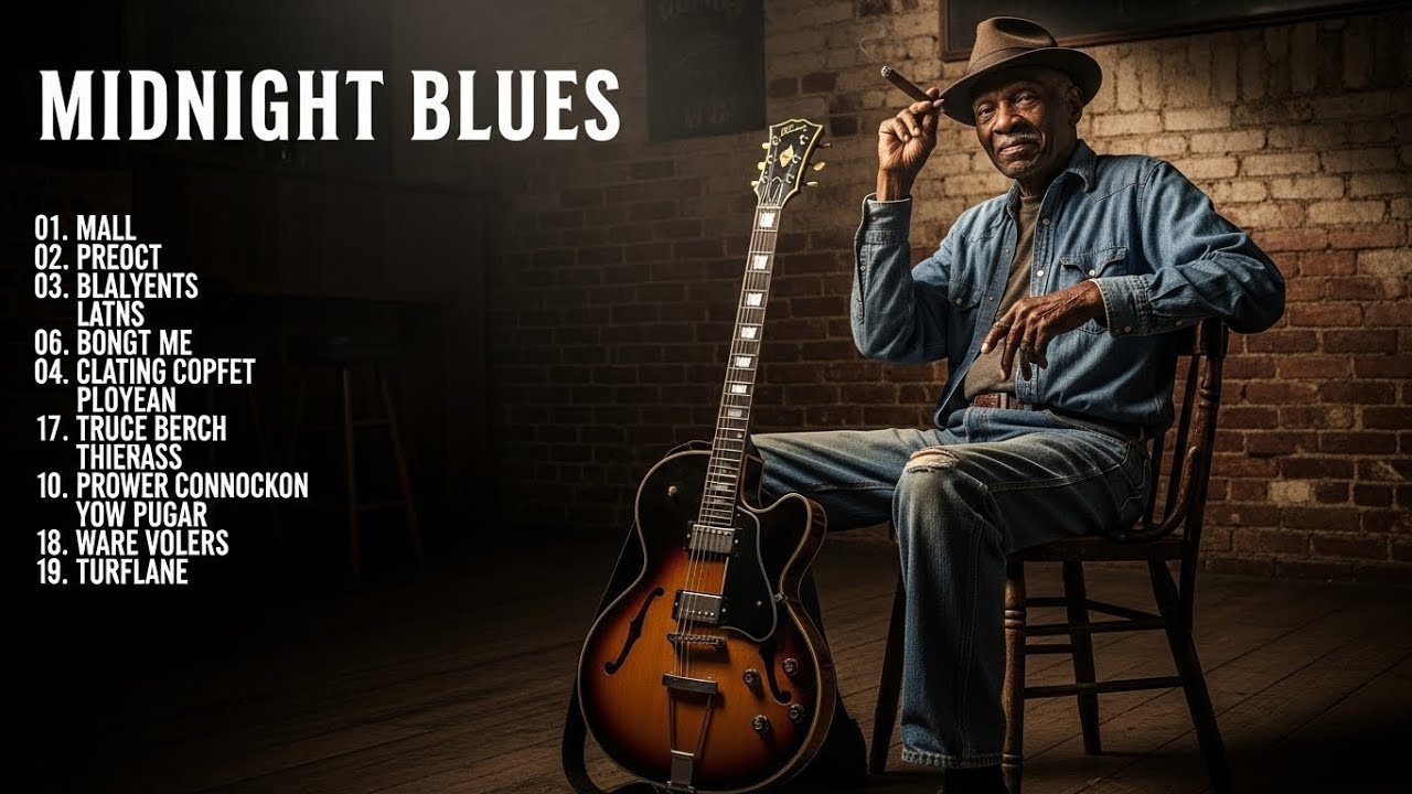 Chicago Blues Music &ndash; Midnight Relaxing Slow Blues Guitar Session Vol.143