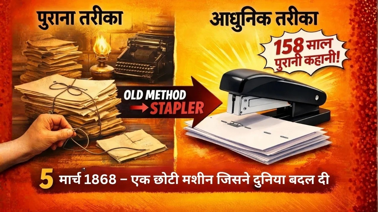 क्या आप जानते हैं स्टेपलर किसने बनाया? | Stapler Invention Story Hindi